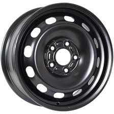 Колесный диск ТЗСК Штамп 6х15/5х108 D63.3 ET52.5 черный глянцевый